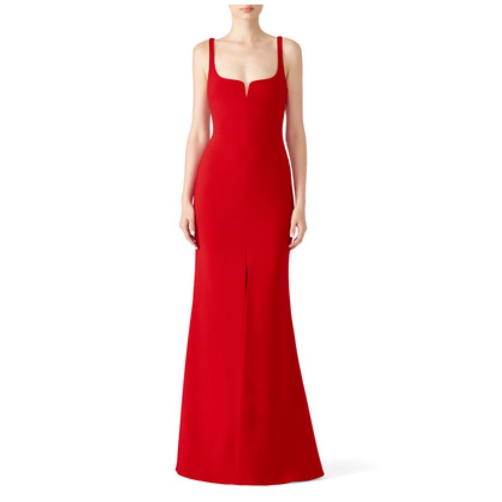 Likely Constance Red Gown - Rent the Runway